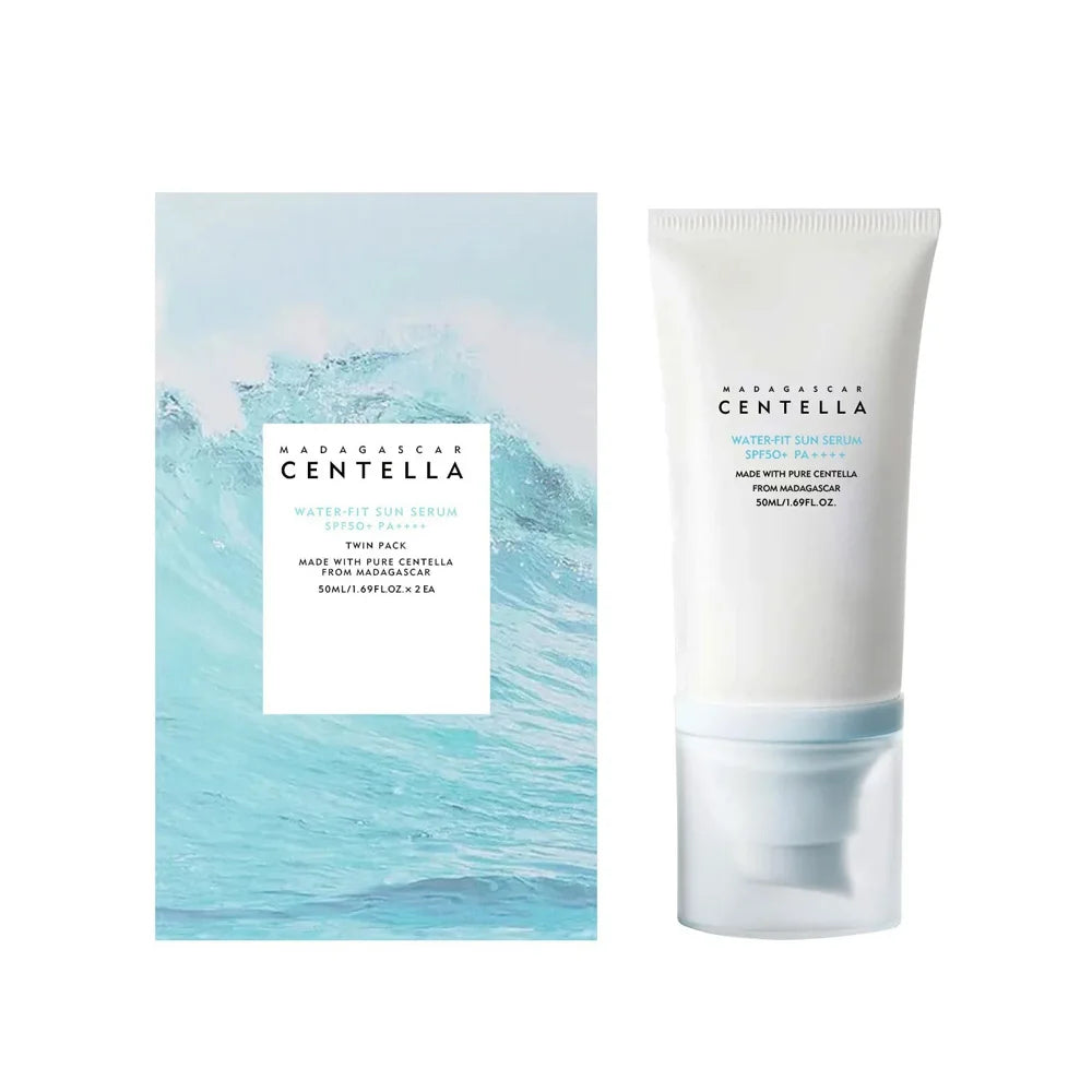 Crème Solaire Visage SPF50+ à la Centella – Protection UV, Hydratation & Éclat Coréen