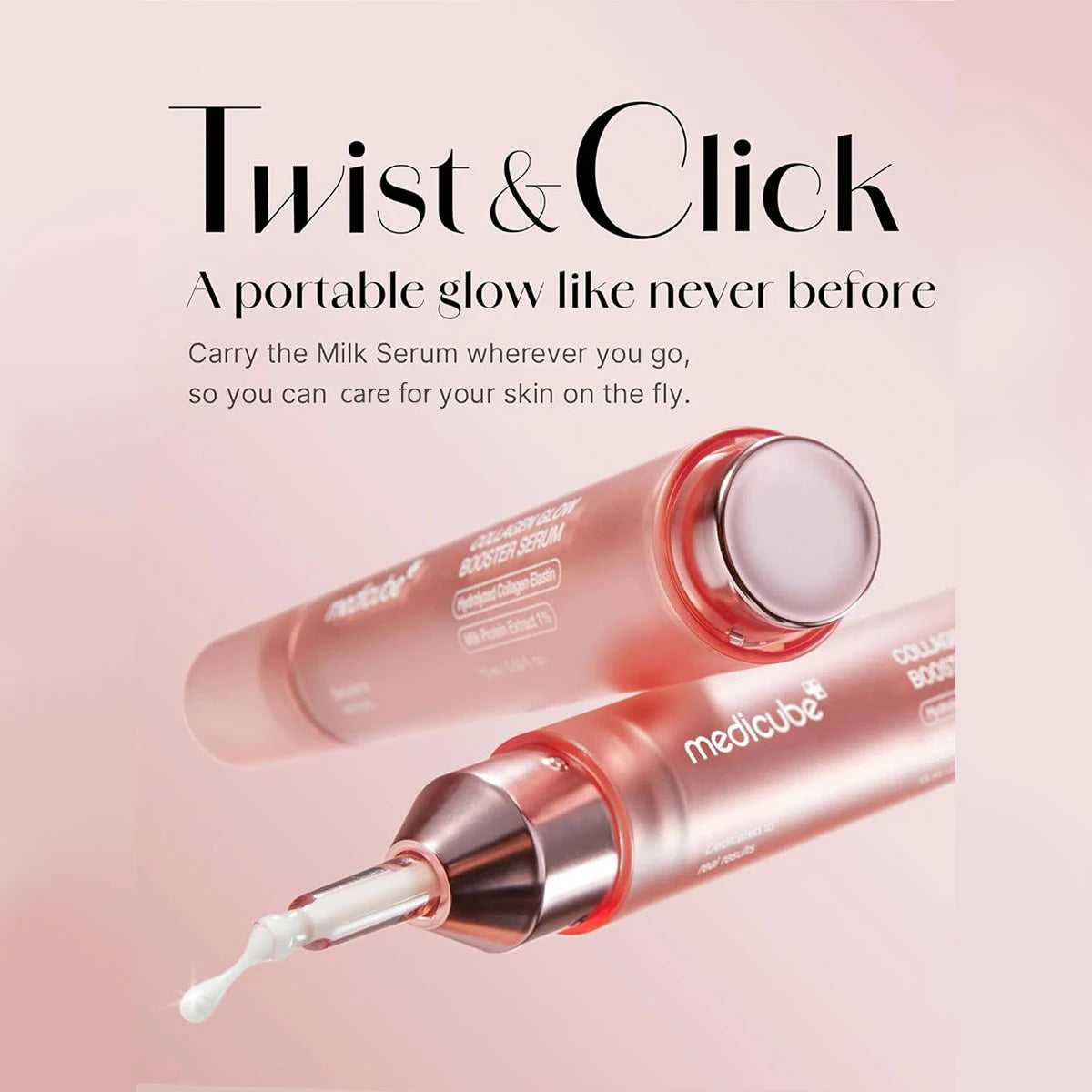 Medicube Collagen Glow Booster Serum 15ml – Smooth Texture, Fast Absorption, Intense Hydration – Korean Skincare