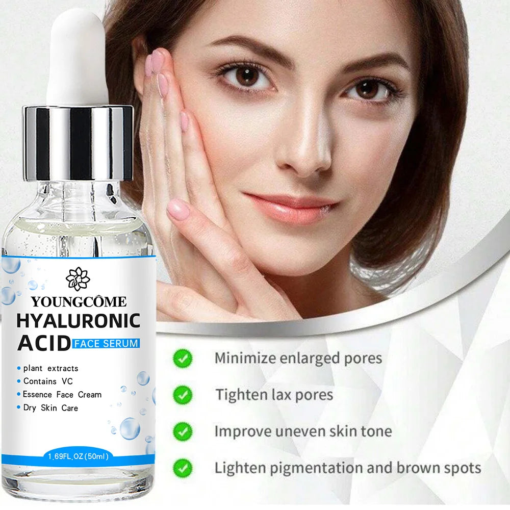Essence Visage à l'Acide Hyaluronique – Hydratation Profonde & Soin Coréen