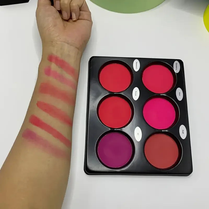 Palette Blush Matte 6 Teintes Grand Format | Contouring & Longue Tenue
