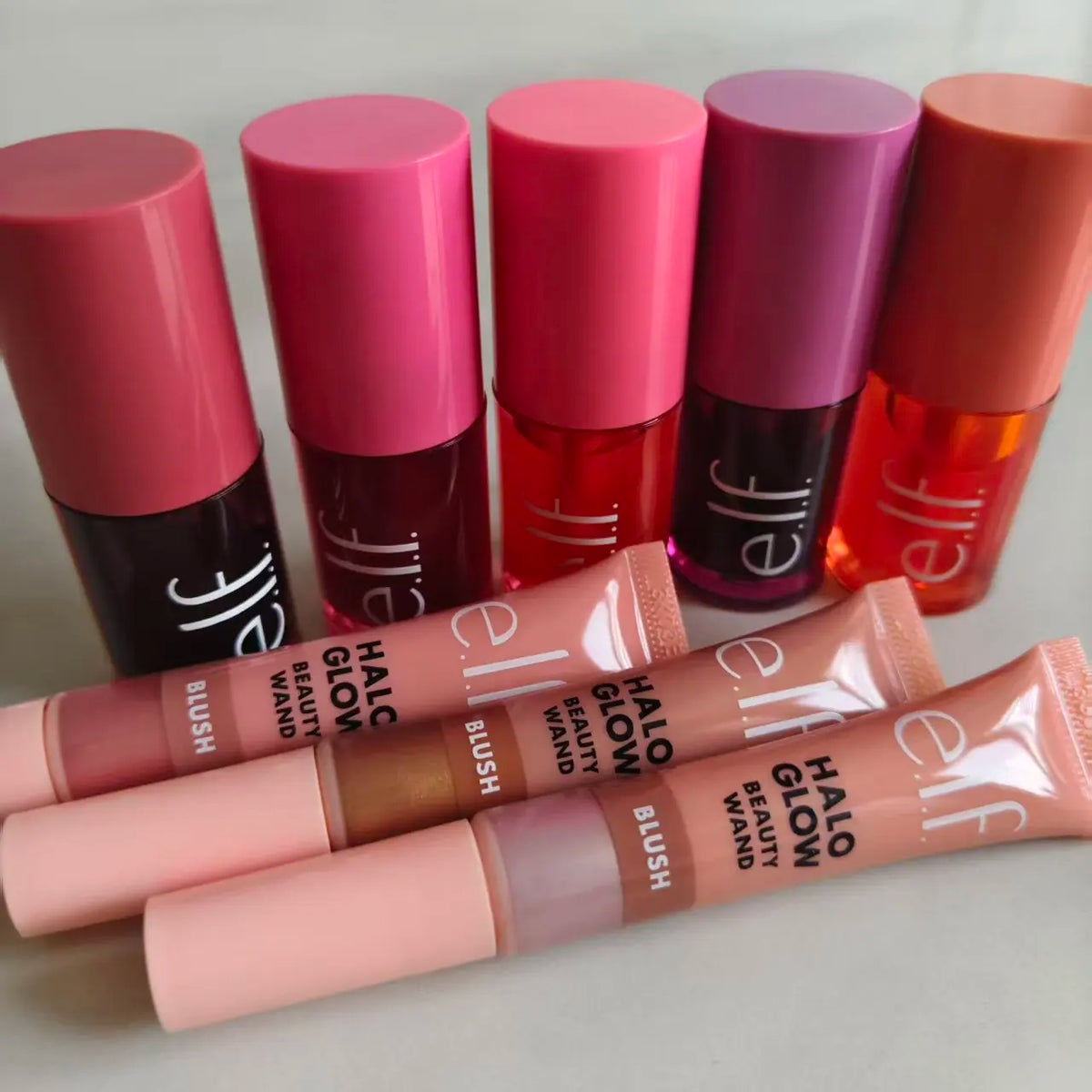 Hot ELF Skincare Products Pre Makeup Gel Gel Green Primer 75ml Natural Non Greasy Lip and Cheek Dual-use Liquid Powder Blusher