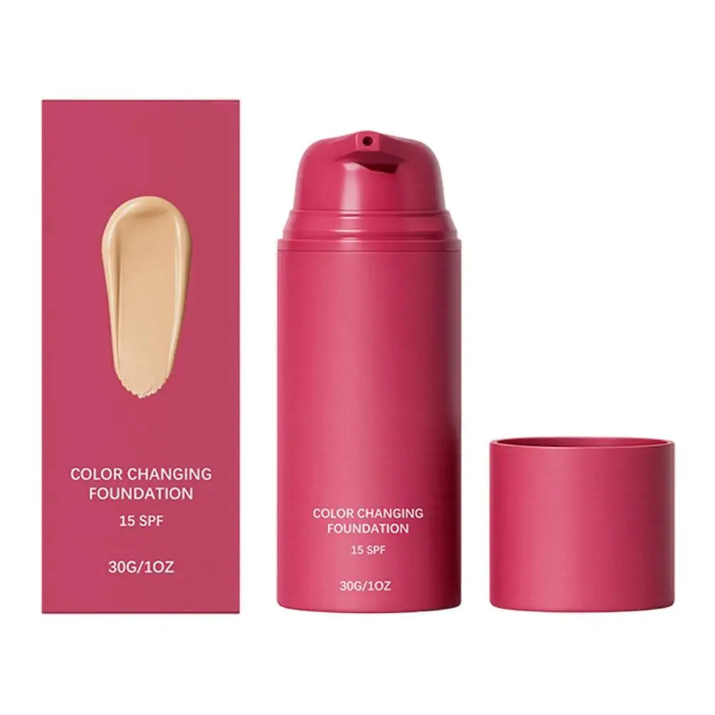 Fond de Teint Correcteur Thermo-Adaptatif 30g – Teint Naturel Éclatant & Longue Tenue