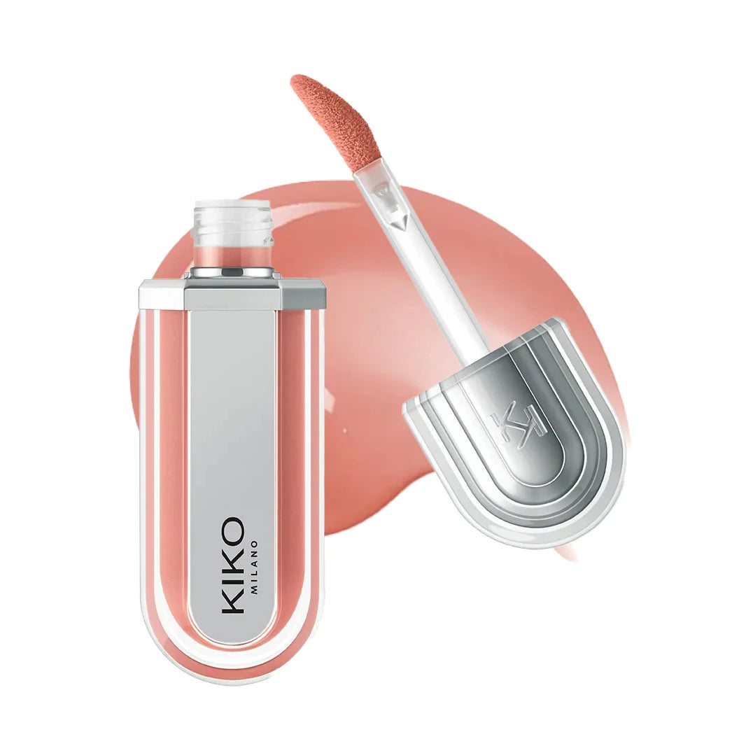 KIKO Milano 3D Ginger Gloss Lèvres Repulpant – Effet Miroir, Volume & Longue Tenue