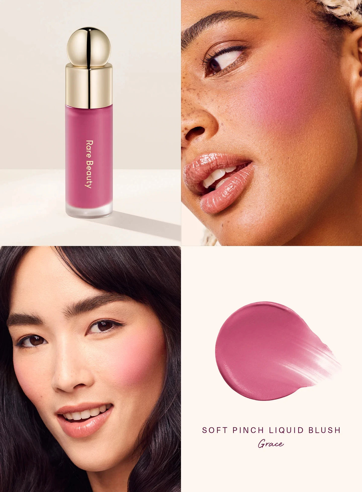 Rare Beauty Soft Pinch Liquid Blush – Waterproof & Longue Tenue, Toutes Carnations