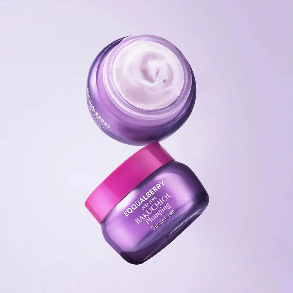 EQQUALBERRY Sérum Vitamine C & Crème Bakuchiol – Raffermissant, Anti-Pores, Peaux Sensibles