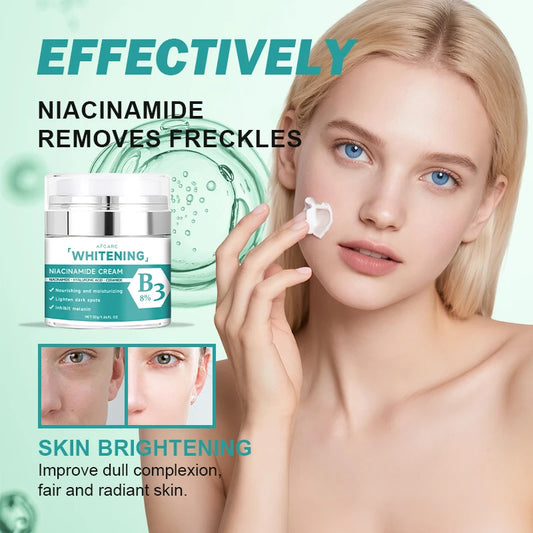 Crème Visage Niacinamide AFCARE | Éclatante, Hydratante & Unifiante | Certifiée CPNP