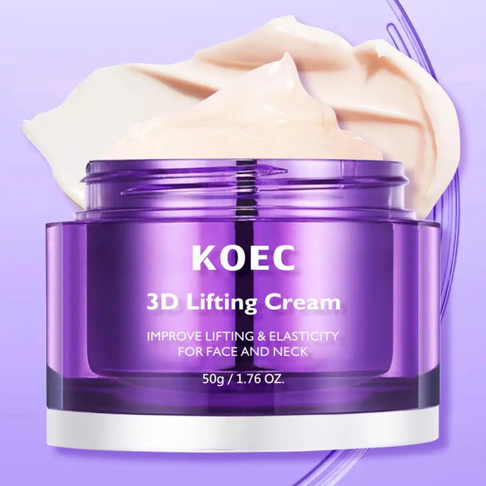 Coffret Soin Liftant 3D Visage & Cou – Crème, Sérum Ampoule & Brume | KOEC