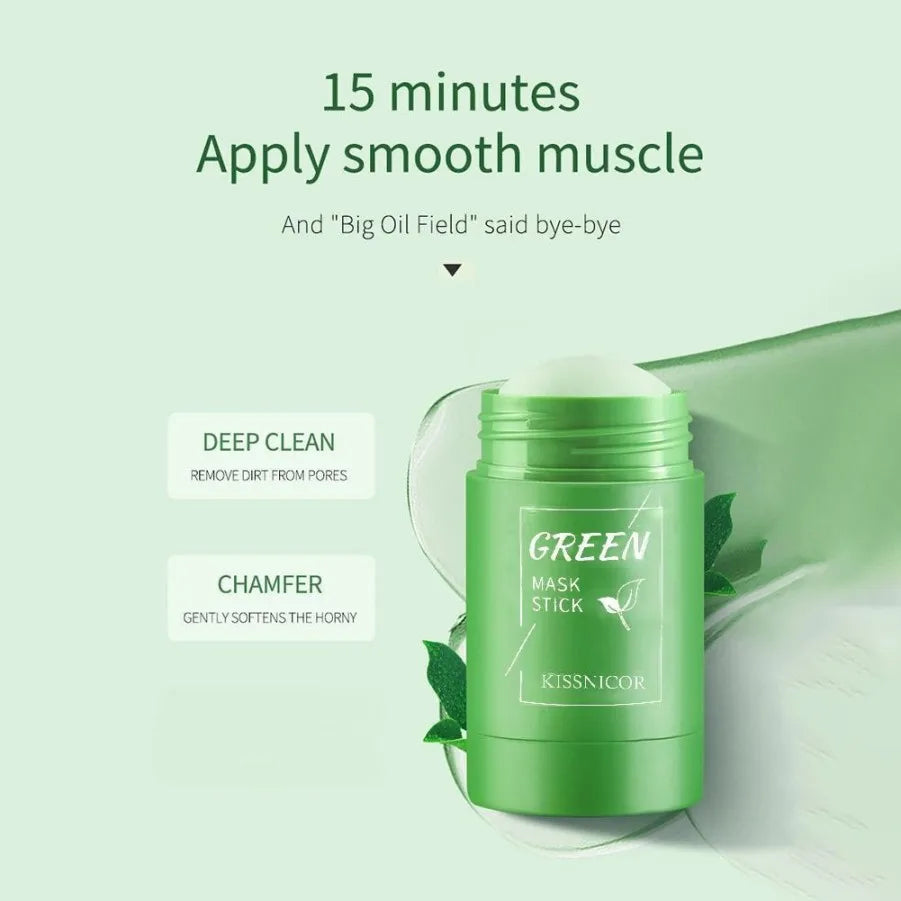 Masque Argile au Thé Vert eelhoe 40g – Anti-Points Noirs, Pores & Hydratant