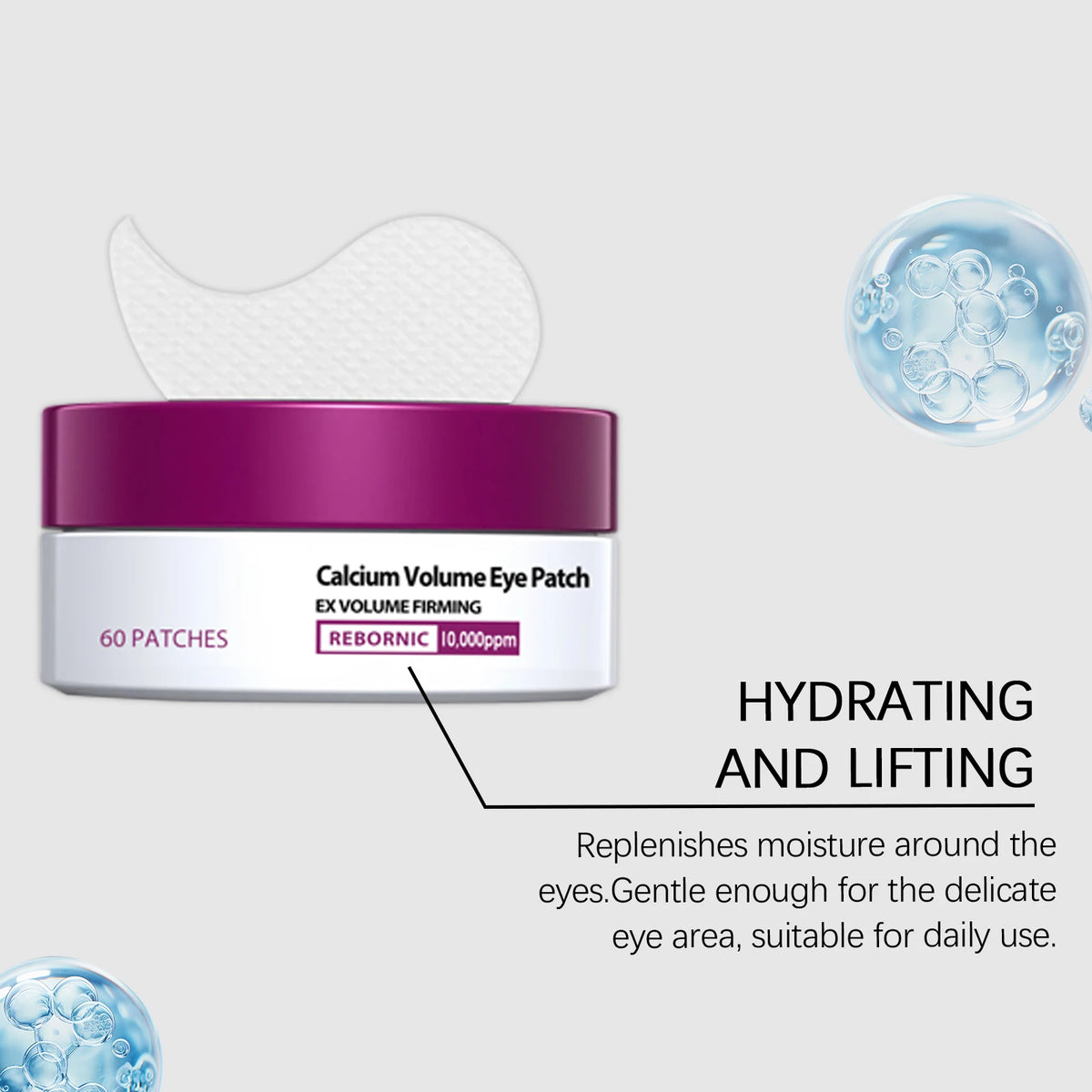 Calcium Anti-Aging Skincare Set – Serum, Cream, Eye Patches & Collagen Balm