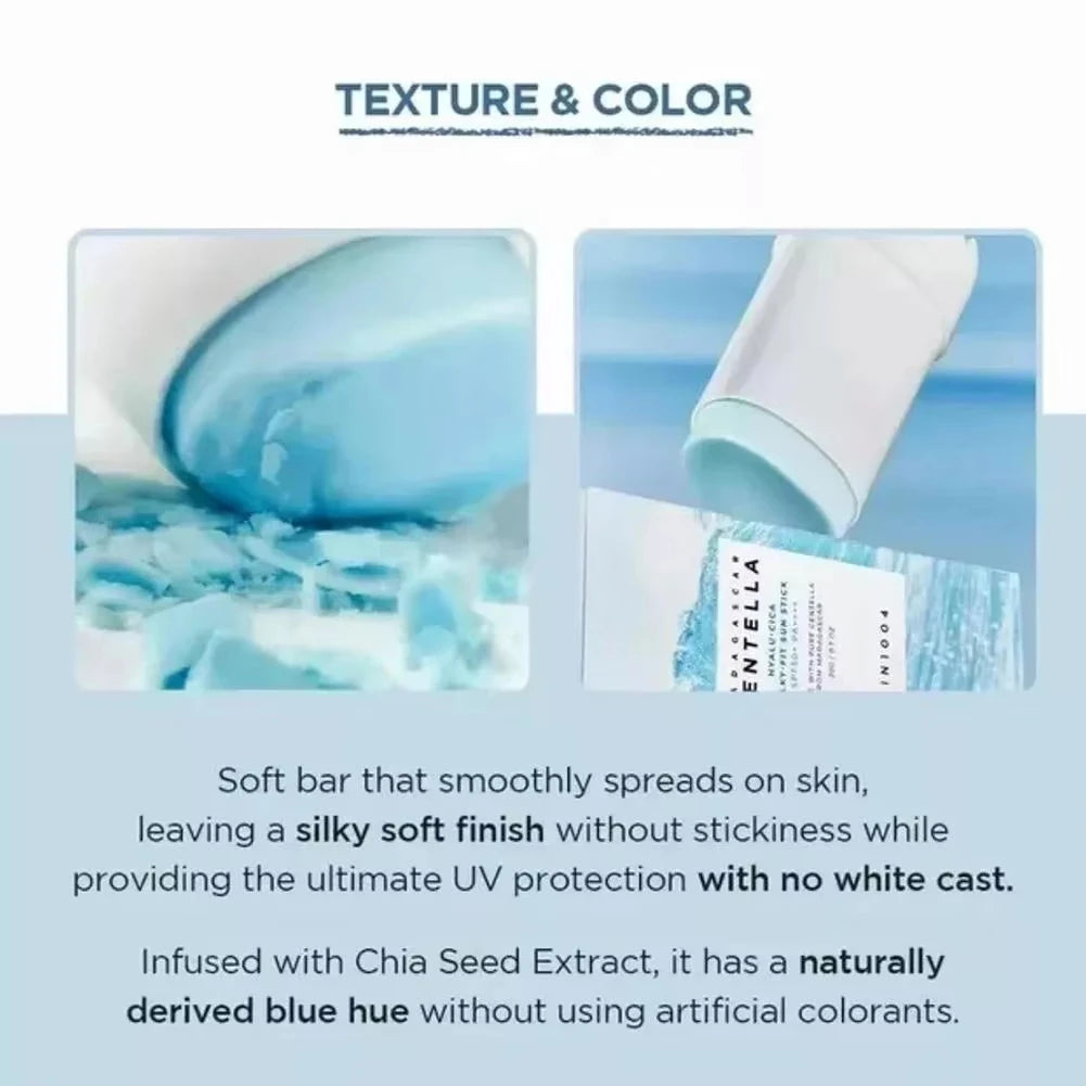 SKIN1004 Stick Solaire Centella Hyalu-Cica SPF50+ 20g – Apaisant, Hydratant & Fini Soyeux