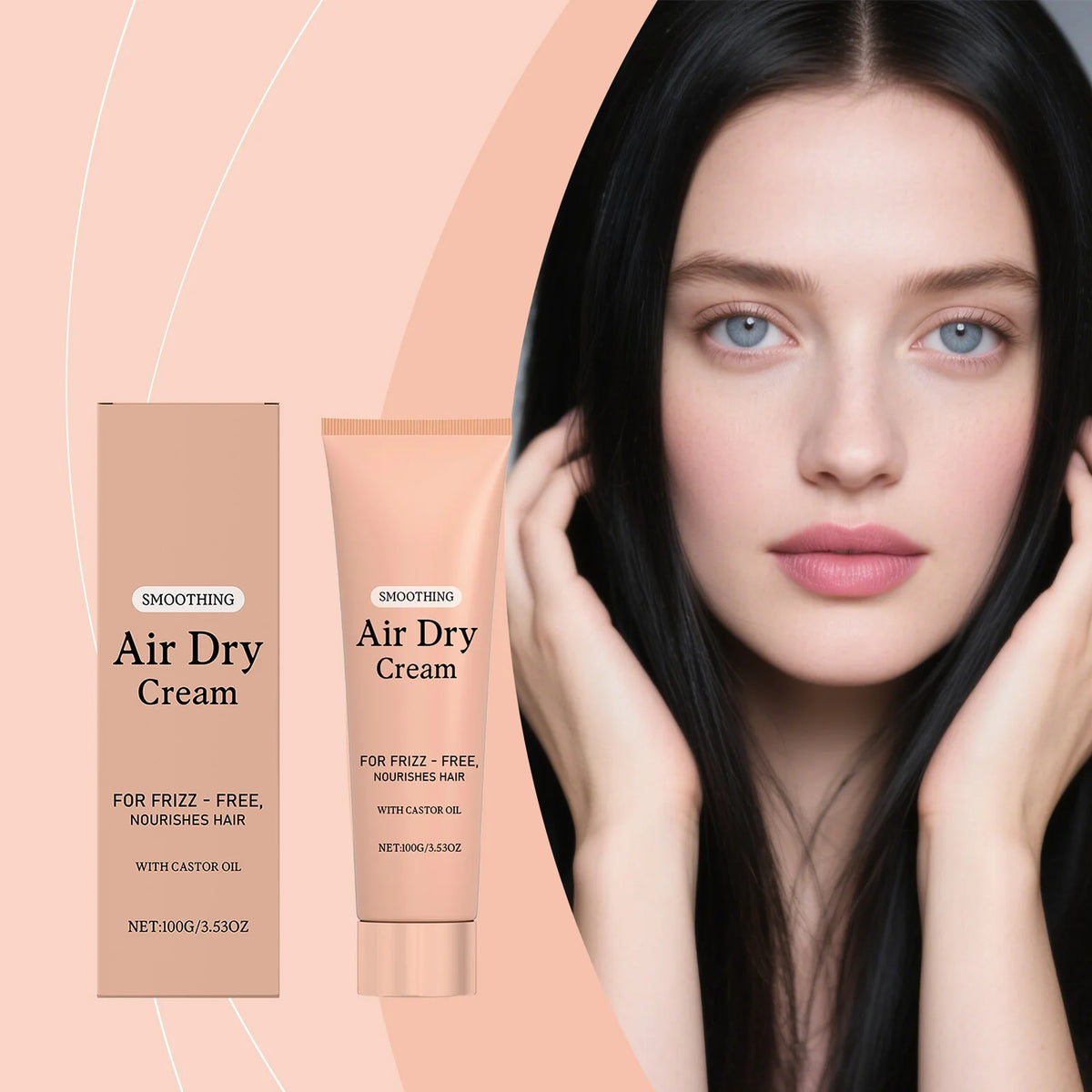 Crème Coiffante Sans Rinçage – Nutrition & Anti-Frisottis 100g