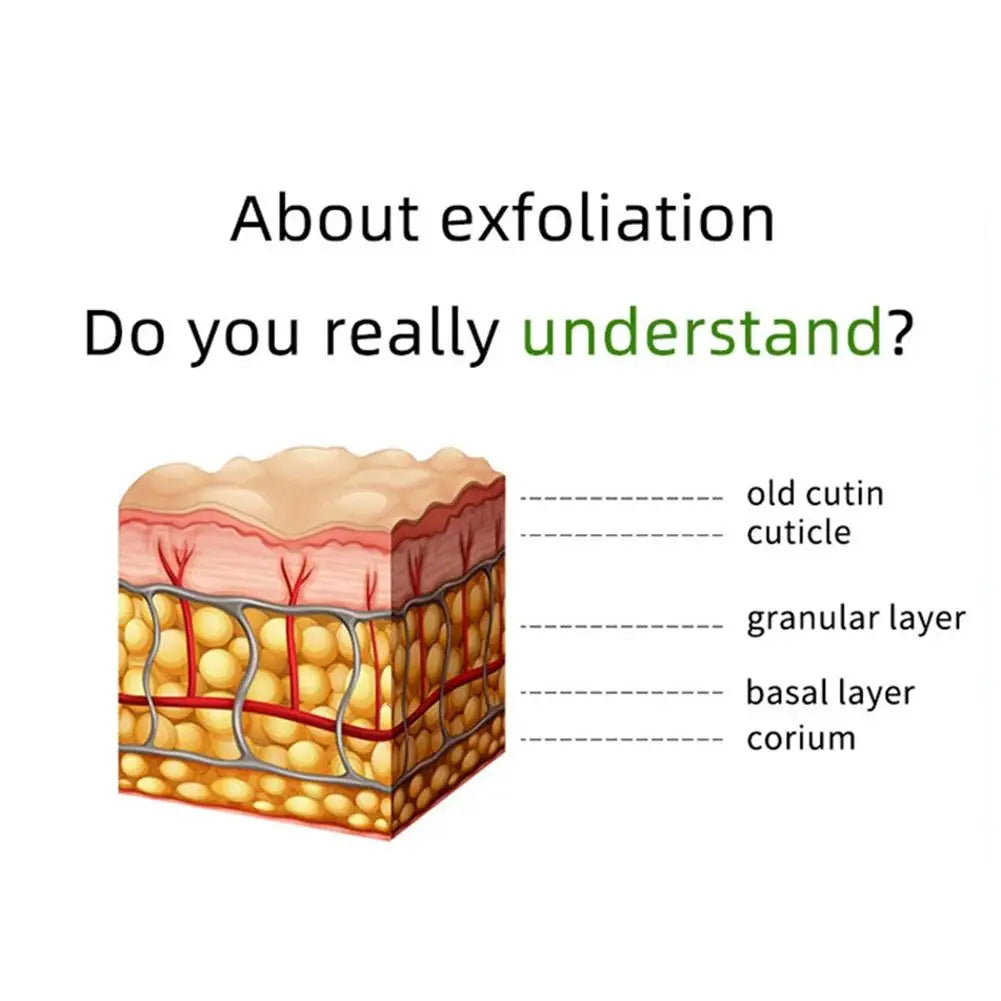 Gel Exfoliant aux Herbes – Éclat, Lissant & Hydratant | Soin Visage 50g