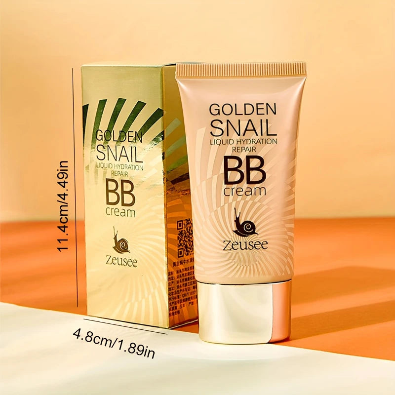 BB Cream Fond de Teint & Primer 3-en-1 – Couvrance Totale, Hydratant & Waterproof