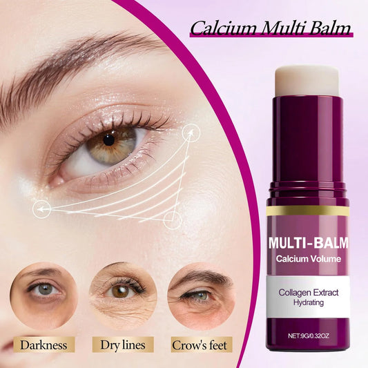 Stick Baume Multi-Usage Calcium & Collagène – Hydratant, Raffermissant & Base Maquillage