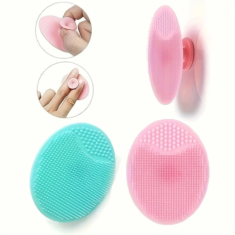 Brosse Nettoyante Visage Double Face en Silicone – Anti-Points Noirs & Peaux Sensibles
