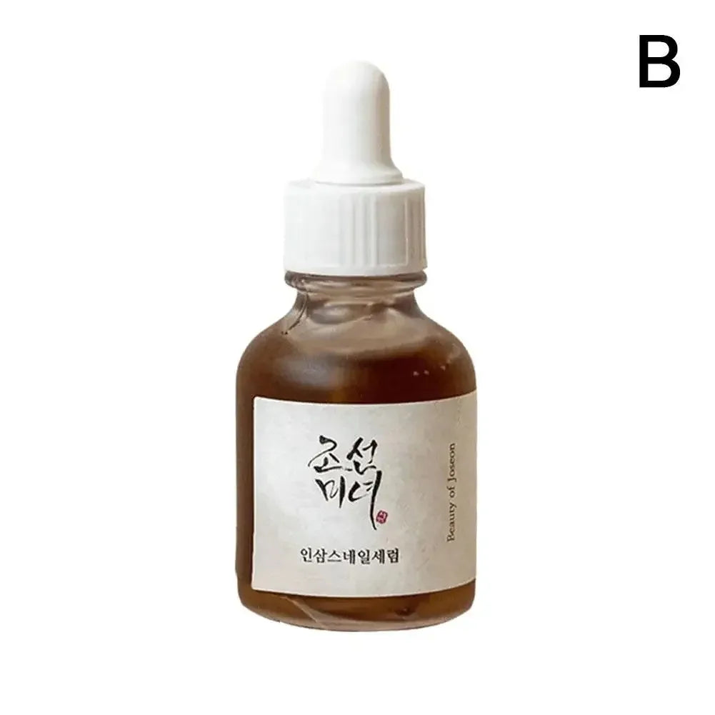 Soin Visage Coréen – 5 Essences Éclat, Anti-âge & Crème Contour des Yeux Hydratante