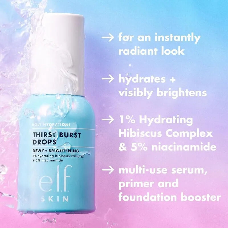 Primer & Fond de Teint Liquide e.l.f. – Couvrance & Tenue Longue Durée