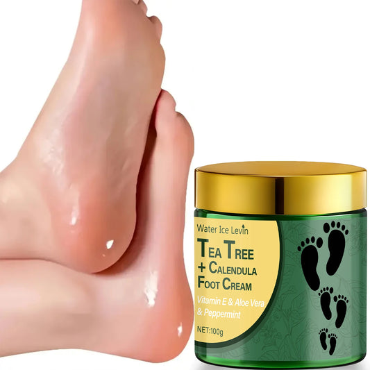 Tea Tree & Calendula Moisturizing Foot Cream – Vitamin E & Aloe Vera 100g