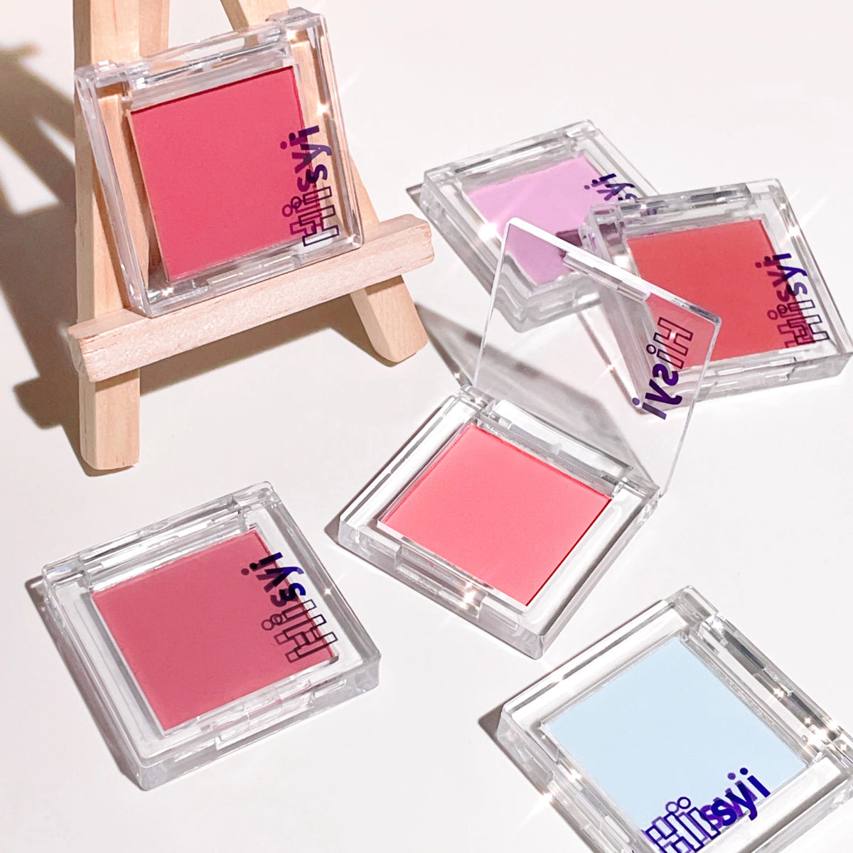 Blush Poudre Monochrome HISYI | Illuminant, Matte & Naturel | Certifié CPNP