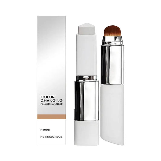 Stick Fond de Teint 2-en-1 Changeant de Couleur – Couvrance Totale & Hydratant