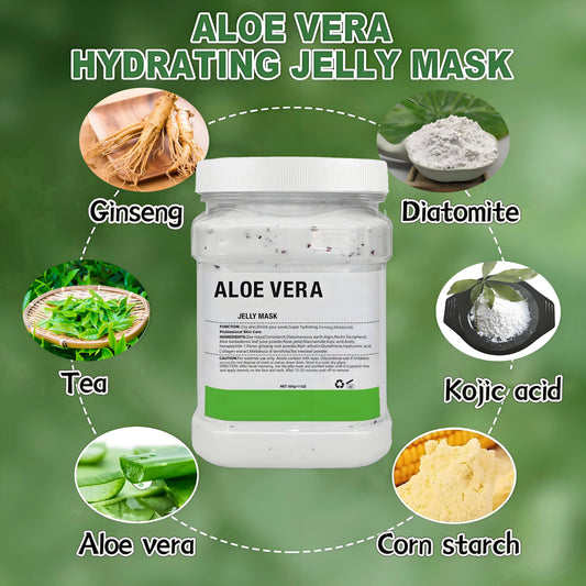 Masque Gel Aloe Vera Visage 311g – Hydratation Profonde & Soin Intensif