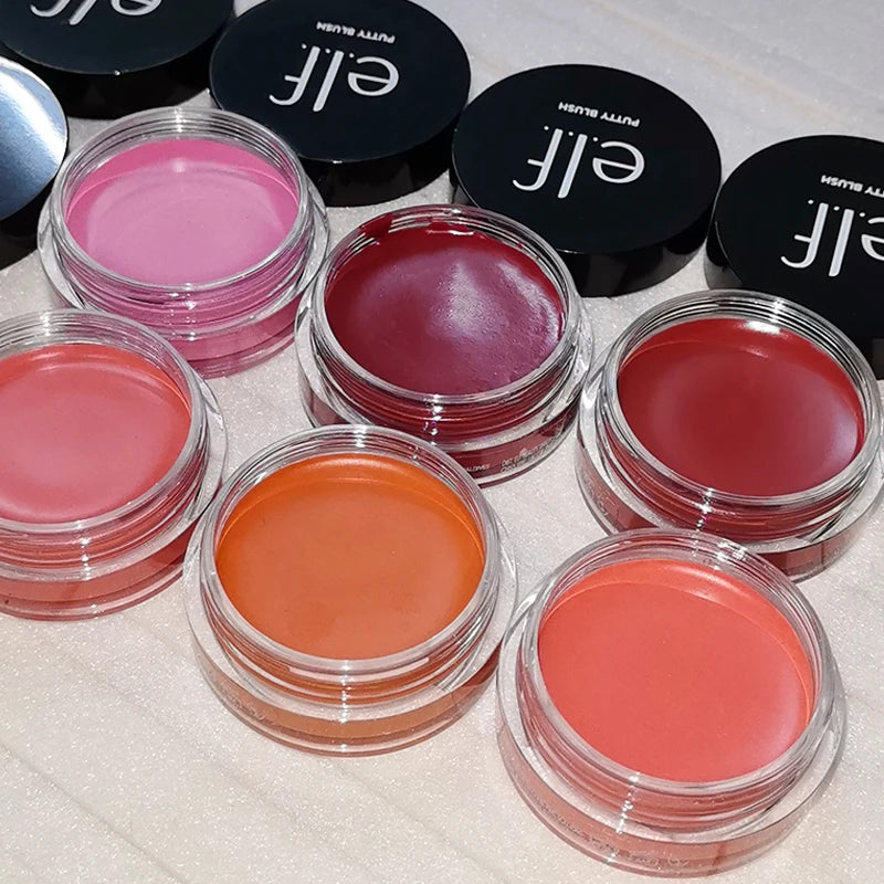 Elf Makeup Base Gel Primer 24ml Lasting Moisturizing Hydrating Lightweight Makeup CHEEKY LYCHEE Liquid Blusher Facial Cosmetics