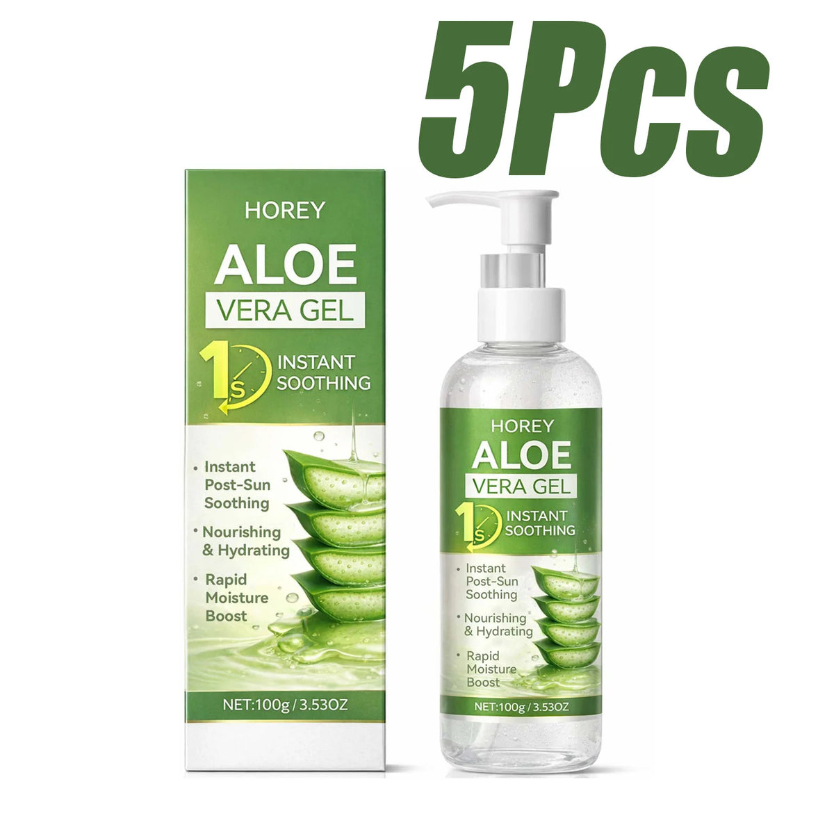 Gel Apaisant à l'Aloe Vera – Hydratation Visage & Corps 100g